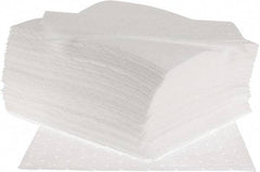 PRO-SAFE - 28 Gal Capacity per Package, Oil Only Pad - 19" Long x 17" Wide, White, Polypropylene - Americas Industrial Supply
