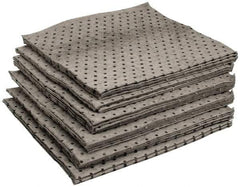PRO-SAFE - 33 Gal Capacity per Package, Universal Pad - 17" Long x 15" Wide, Gray, Polypropylene - Americas Industrial Supply