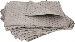 PRO-SAFE - 33 Gal Capacity per Package, Universal Pad - 17" Long x 15" Wide, Gray, Polypropylene - Americas Industrial Supply