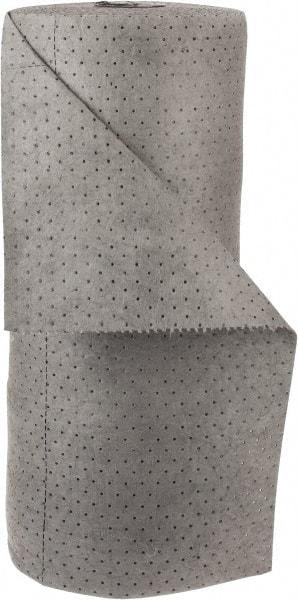 PRO-SAFE - 61 Gal Capacity per Package, Universal Roll - 288' Long x 38" Wide, Gray, Polypropylene - Americas Industrial Supply