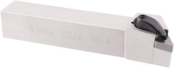 Iscar - DDJN, Left Hand Cut, 7° Lead Angle, 1" Shank Height x 1" Shank Width, Negative Rake Indexable Turning Toolholder - 6" OAL, DNMG Insert Compatibility, Series R-Clamp - Americas Industrial Supply