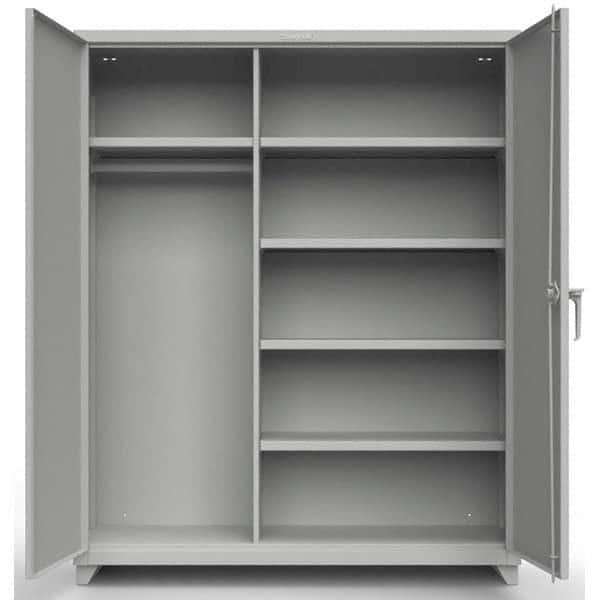 Strong Hold - Storage Cabinets Type: Wardrobe Width (Inch): 60 - Americas Industrial Supply
