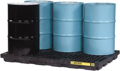 Justrite - 6 Drum, 73 Gallon Sump Capacity, Accumulation Center - Americas Industrial Supply