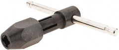 Irwin - 1/4 to 1/2" Tap Capacity, T Handle Tap Wrench - 5-1/4" Overall Length - Americas Industrial Supply