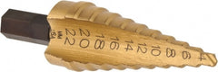 Irwin - 10 Hole Sizes, 4 to 22mm Hole Diam High Speed Steel Speedpoint Step Drill Bit - Americas Industrial Supply