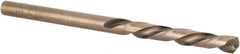 Irwin - 5/32" 135° Cobalt Jobber Drill - Bright Finish, Left Hand Cut, Spiral Flute, Straight Shank, 2-9/16" OAL, Split Point - Americas Industrial Supply