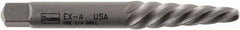 Irwin - Straight Flute Screw Extractor - #1 Extractor for 3/16 to 5/16" Screw - Americas Industrial Supply