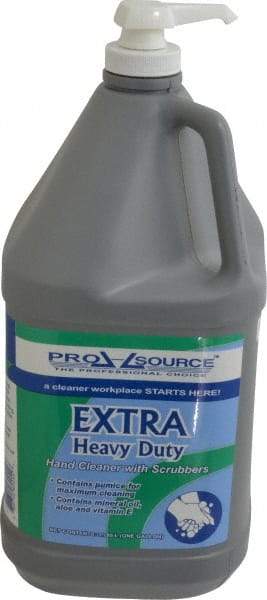 PRO-SOURCE - 1 Gal Pump Bottle Liquid Hand Cleaner - Bright Green, Lemon Lime Scent - Americas Industrial Supply