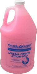 PRO-SOURCE - 1 Gal Bottle Liquid Soap - General Duty, Pink, Almond Scent - Americas Industrial Supply