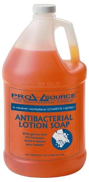 PRO-SOURCE - 1 Gal Bottle Liquid Soap - Antibacterial, Amber, Citrus Spice Scent - Americas Industrial Supply