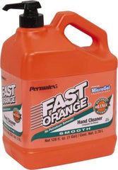 Permatex - 1 Gal Pump Bottle Liquid Hand Cleaner - Orange (Color), Citrus Scent - Americas Industrial Supply