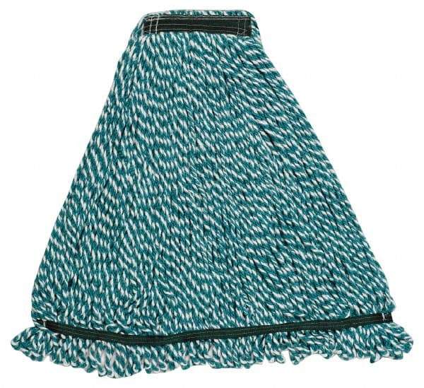 Rubbermaid - Green Head Band, Medium Microfiber Mop Pad - Americas Industrial Supply