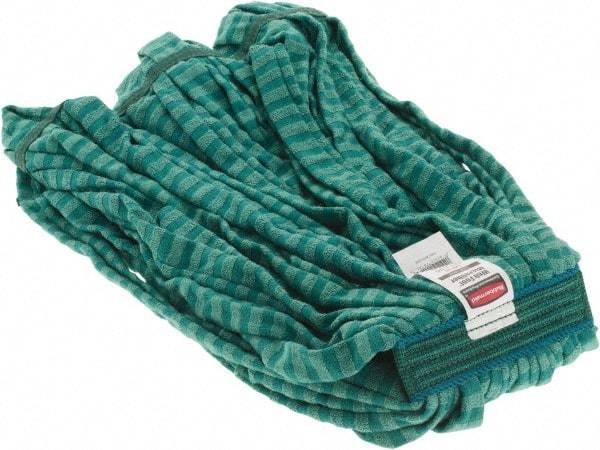 Rubbermaid - Green Head Band, Large Microfiber Mop Pad - Americas Industrial Supply