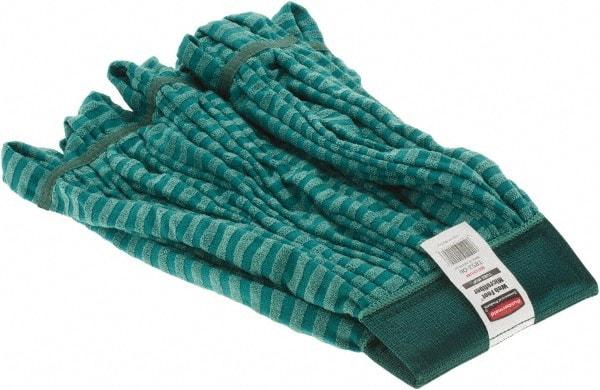 Rubbermaid - Green Head Band, Medium Microfiber Mop Pad - Americas Industrial Supply