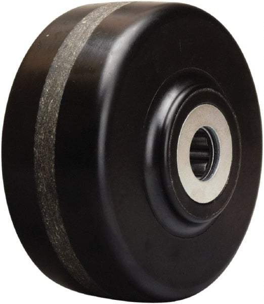 Hamilton - 6 Inch Diameter x 2-1/2 Inch Wide, Phenolic Caster Wheel - 1,800 Lb. Capacity, 3-1/4 Inch Hub Length, 1 Inch Axle Diameter, Straight Roller Bearing - Americas Industrial Supply