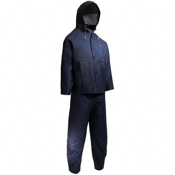 OnGuard - Size XL Blue Rain Three Piece Suit - Americas Industrial Supply