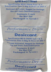 Made in USA - 2 Ounce Desiccant Packet - Silica Gel - Americas Industrial Supply