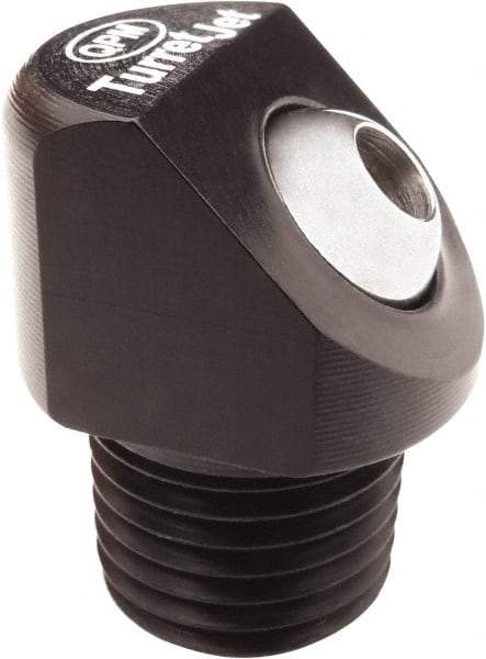 QPM Products - 5/16" Hose Inside Diam, Coolant Hose Nozzle - NPT, for Use with CNC Lathes - Americas Industrial Supply