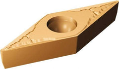 Sandvik Coromant - VBMT333 MM Grade 1125 Carbide Turning Insert - TiAlN/AlCr2O3 Finish, 35° Diamond, 3/8" Inscr Circle, 3/16" Thick, 3/64" Corner Radius - Americas Industrial Supply