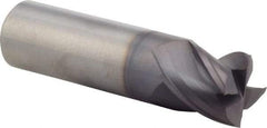 M.A. Ford - 3/4", 3/4" LOC, 3/4" Shank Diam, 3" OAL, 4 Flute, Solid Carbide Square End Mill - Single End, ALtima Finish, 35/38° Helix, Centercutting, Right Hand Cut, Right Hand Flute, Series 177 - Americas Industrial Supply