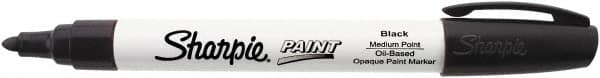 Sharpie - Black Paint Marker - Medium Tip - Americas Industrial Supply