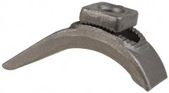 Gibraltar - 5/8" Stud, Carbon Steel, Plain Strap Clamp - 5-1/16" OAL x 1-5/8" Wide x 2-1/4" High, Plain Nose - Americas Industrial Supply