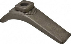 Gibraltar - 3/4" Stud, Carbon Steel, Plain Strap Clamp - 8" OAL x 2-1/8" Wide x 4" High, Plain Nose - Americas Industrial Supply