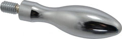 Gibraltar - 5/16-18 Threaded Stem, Fixed Handwheel & Machine Handle - Carbon Steel Bulb Shape Handle, 9/16" Long Carbon Steel Stem, 2-5/8" Handle Length, 3-3/16" OAL - Americas Industrial Supply