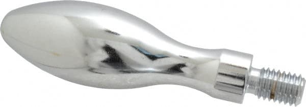 Gibraltar - 1/2-13 Threaded Stem, Fixed Handwheel & Machine Handle - Carbon Steel Bulb Shape Handle, 13/16" Long Carbon Steel Stem, 3-3/4" Handle Length, 4-9/16" OAL - Americas Industrial Supply