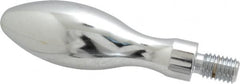 Gibraltar - 1/2-13 Threaded Stem, Fixed Handwheel & Machine Handle - Carbon Steel Bulb Shape Handle, 13/16" Long Carbon Steel Stem, 3-3/4" Handle Length, 4-9/16" OAL - Americas Industrial Supply