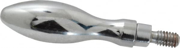 Gibraltar - 5/16-18 Threaded Stem, Revolving Handwheel & Machine Handle - Carbon Steel Bulb Shape Handle, 9/16" Long Carbon Steel Stem, 2-13/16" Handle Length, 3-3/8" OAL - Americas Industrial Supply