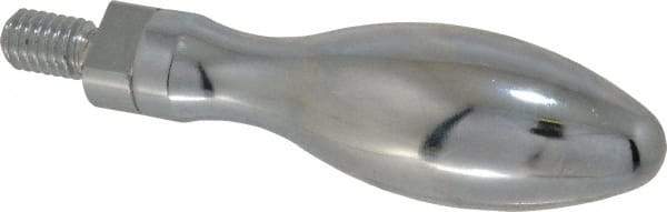 Gibraltar - 3/8-16 Threaded Stem, Revolving Handwheel & Machine Handle - Carbon Steel Bulb Shape Handle, 11/16" Long Carbon Steel Stem, 3-3/8" Handle Length, 4-1/16" OAL - Americas Industrial Supply