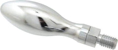 Gibraltar - 1/2-13 Threaded Stem, Revolving Handwheel & Machine Handle - Carbon Steel Bulb Shape Handle, 13/16" Long Carbon Steel Stem, 4" Handle Length, 4-13/16" OAL - Americas Industrial Supply