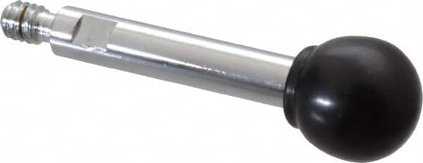 Gibraltar - 1/4-20 Stem, 3/4" Knob Diam, 0.31" Shaft Diam, Gear Lever Arm with Ball Knob - 3/8" Thread Length, 2.3" Handle Length, Steel Shaft, Phenolic Knob - Americas Industrial Supply
