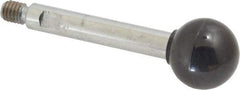 Gibraltar - 5/16-18 Stem, 1" Knob Diam, 3/8" Shaft Diam, Gear Lever Arm with Ball Knob - 7/16" Thread Length, 3.1" Handle Length, Steel Shaft, Phenolic Knob - Americas Industrial Supply