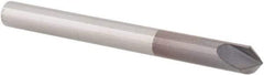 Value Collection - 1/8" Diam x 1/16" Length of Cut, 1/8" Shank Diam, 90° Included Angle, Solid Carbide, Conical Point Engraving Cutter - 1-1/2" Overall Length, Right Hand Cut, AlTiN Coated - Americas Industrial Supply