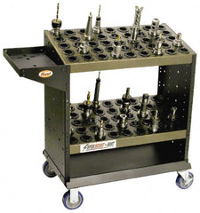 Huot - 52 Tool Capacity, HSK100A Taper Size SuperScoot CNC Tool Cart - Americas Industrial Supply