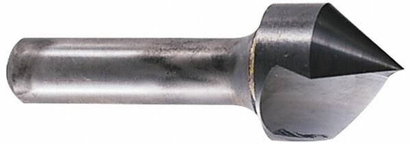 Hertel - 1-1/4" Head Diam, 3/4" Shank Diam, 1 Flute 82° Solid Carbide Countersink - Americas Industrial Supply