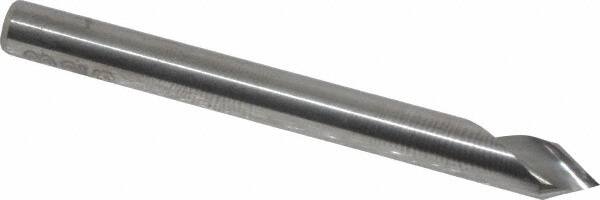 Hertel - 3/16" Head Diam, 3/16" Shank Diam, 1 Flute 60° Solid Carbide Countersink - Americas Industrial Supply