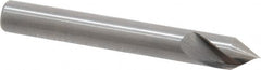 Hertel - 1/4" Head Diam, 1/4" Shank Diam, 1 Flute 60° Solid Carbide Countersink - Americas Industrial Supply