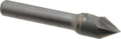 Hertel - 1/2" Head Diam, 3/8" Shank Diam, 1 Flute 60° Solid Carbide Countersink - Americas Industrial Supply