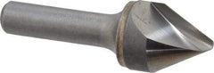 Hertel - 1" Head Diam, 1/2" Shank Diam, 1 Flute 60° Solid Carbide Countersink - Bright Finish, 3" OAL, Single End, Straight Shank, Right Hand Cut - Americas Industrial Supply