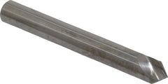 Hertel - 3/16" Head Diam, 3/16" Shank Diam, 1 Flute 82° Solid Carbide Countersink - Americas Industrial Supply
