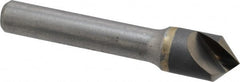 Hertel - 1/2" Head Diam, 3/8" Shank Diam, 1 Flute 90° Solid Carbide Countersink - Americas Industrial Supply