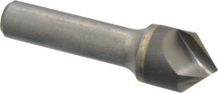 Hertel - 3/4" Head Diam, 1/2" Shank Diam, 1 Flute 90° Solid Carbide Countersink - Americas Industrial Supply