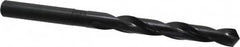 Hertel - 23/32", 118° Point, Spiral Flute, High Speed Steel Taper Length Drill Bit - Oxide Finish, 5-5/8" Flute Length, 9-1/2" OAL - Americas Industrial Supply