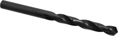 Hertel - 3/4", 118° Point, Spiral Flute, High Speed Steel Taper Length Drill Bit - Oxide Finish, 5-7/8" Flute Length, 9-3/4" OAL - Americas Industrial Supply