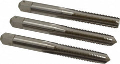 Hertel - 5/16-24 UNF, 4 Flute, Bottoming, Plug & Taper, Bright Finish, High Speed Steel Tap Set - 2-23/32" OAL, 2B/3B Class of Fit - Americas Industrial Supply