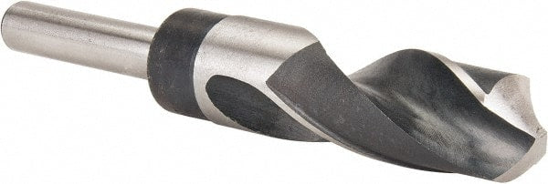 Hertel - 1-1/64" Drill, 118° Point, High Speed Steel Silver Deming & Reduced Shank Drill Bit - Americas Industrial Supply