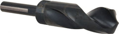 Hertel - 1-7/64" Drill, 118° Point, High Speed Steel Silver Deming & Reduced Shank Drill Bit - Americas Industrial Supply